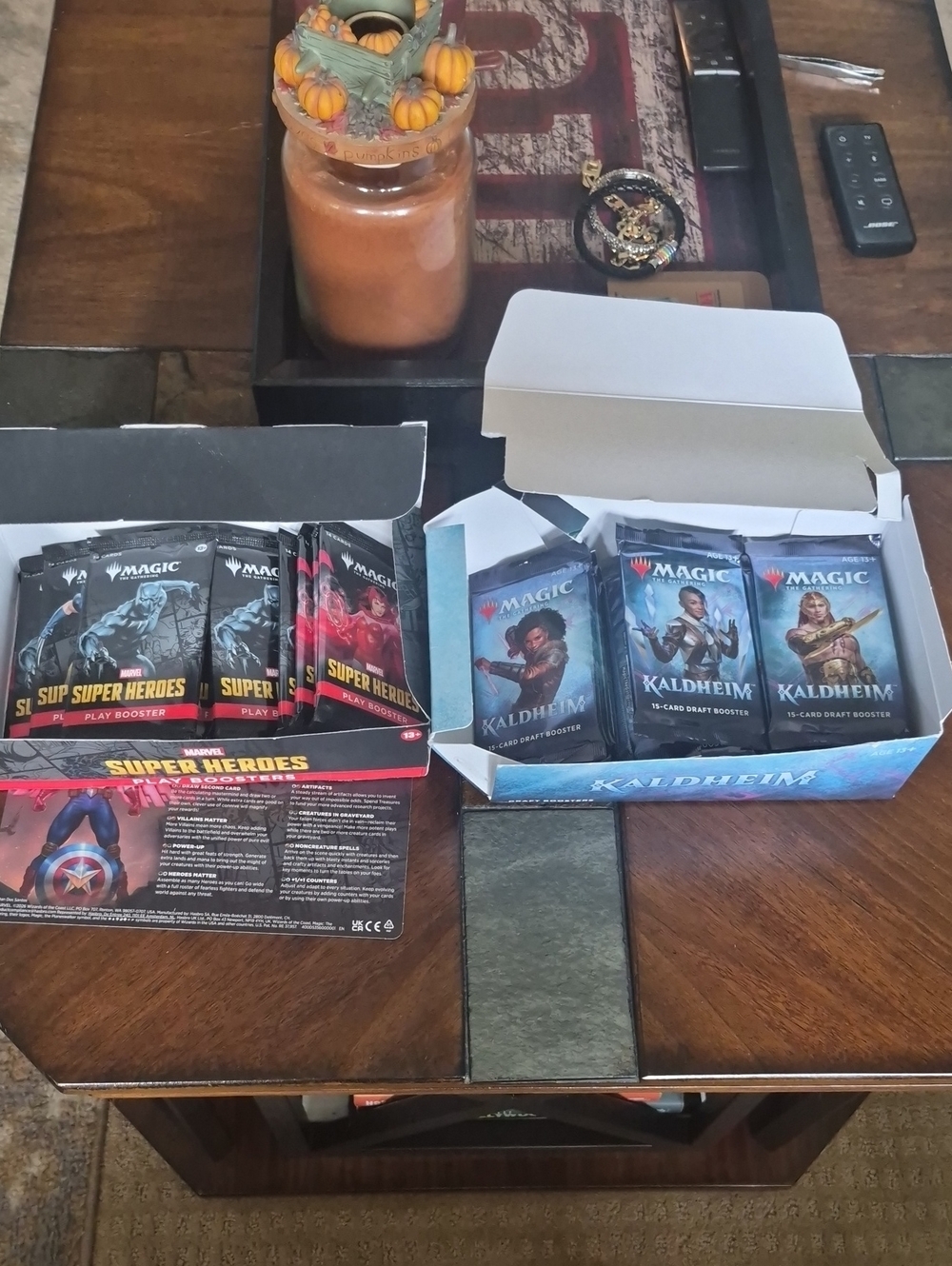 Magic.Kaldheim & Marvel Super Heroes Booster Packs 40 Packs New 20 Of Each